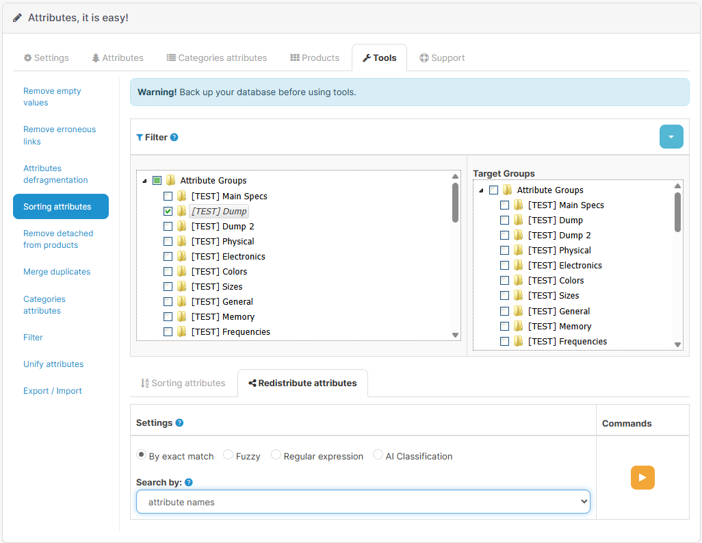 Redistribute Interface